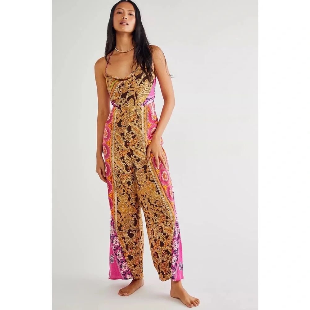 Free People Miranda Printed Jumpsuit